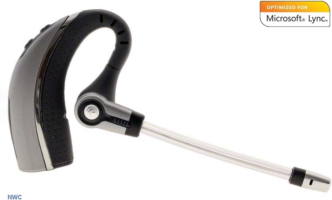 The Plantronics Savi W730-M Wireless Headset (84002-11) is a stylish black and silver over-the-ear device with a noise-canceling microphone, specifically optimized for Unified Communications (UC) and Microsoft Lync. This ergonomic headset features an adjustable ear loop and offers comfort for extended use, making it perfect for hands-free communication.