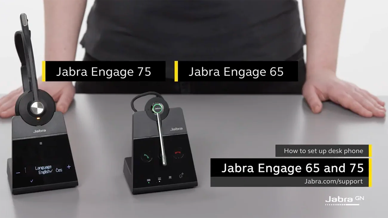 How to Setup Jabra Engage with a Desk Phone