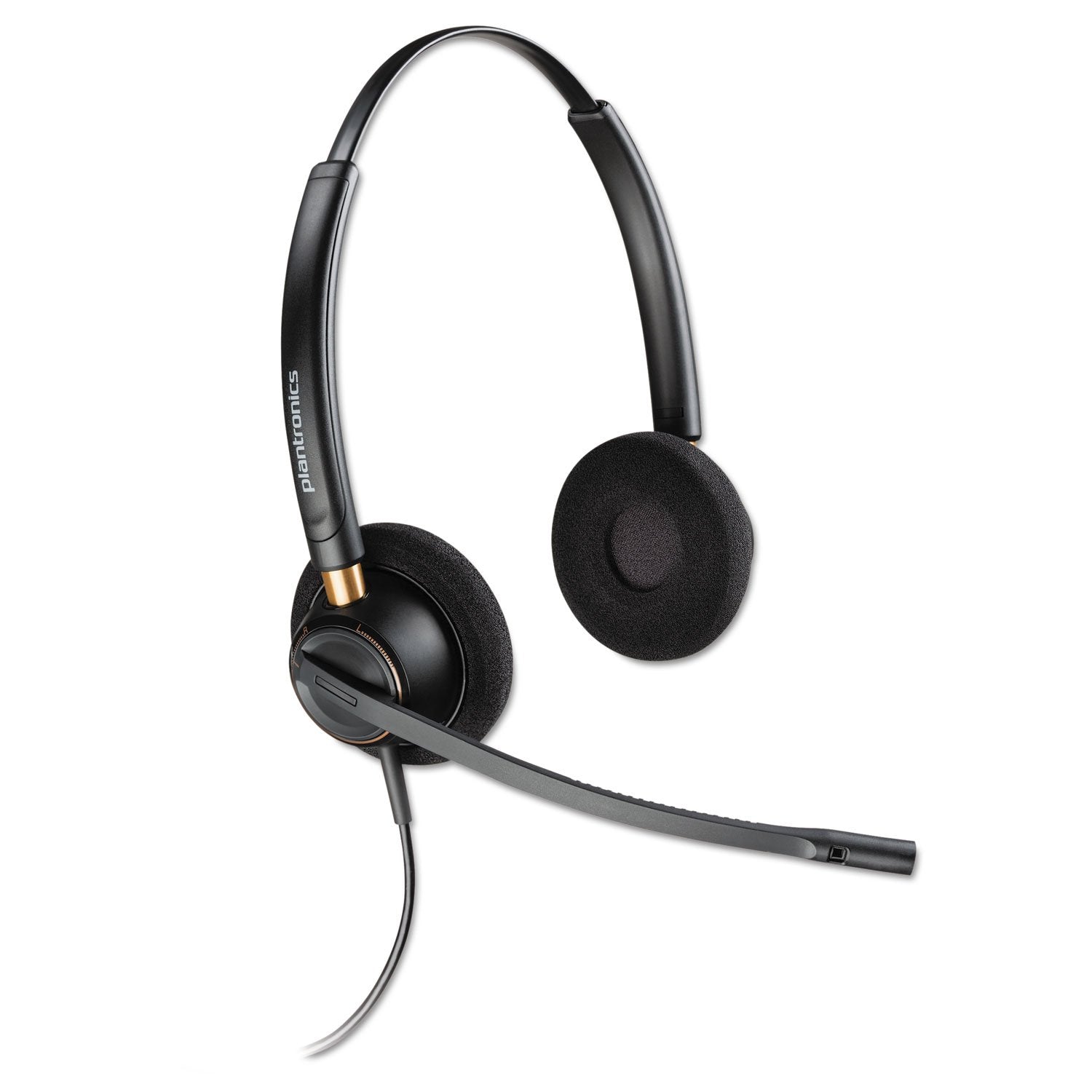 Plantronics EncorePro HW520 Binaural Noise-Canceling Wired Headset (89434-01)