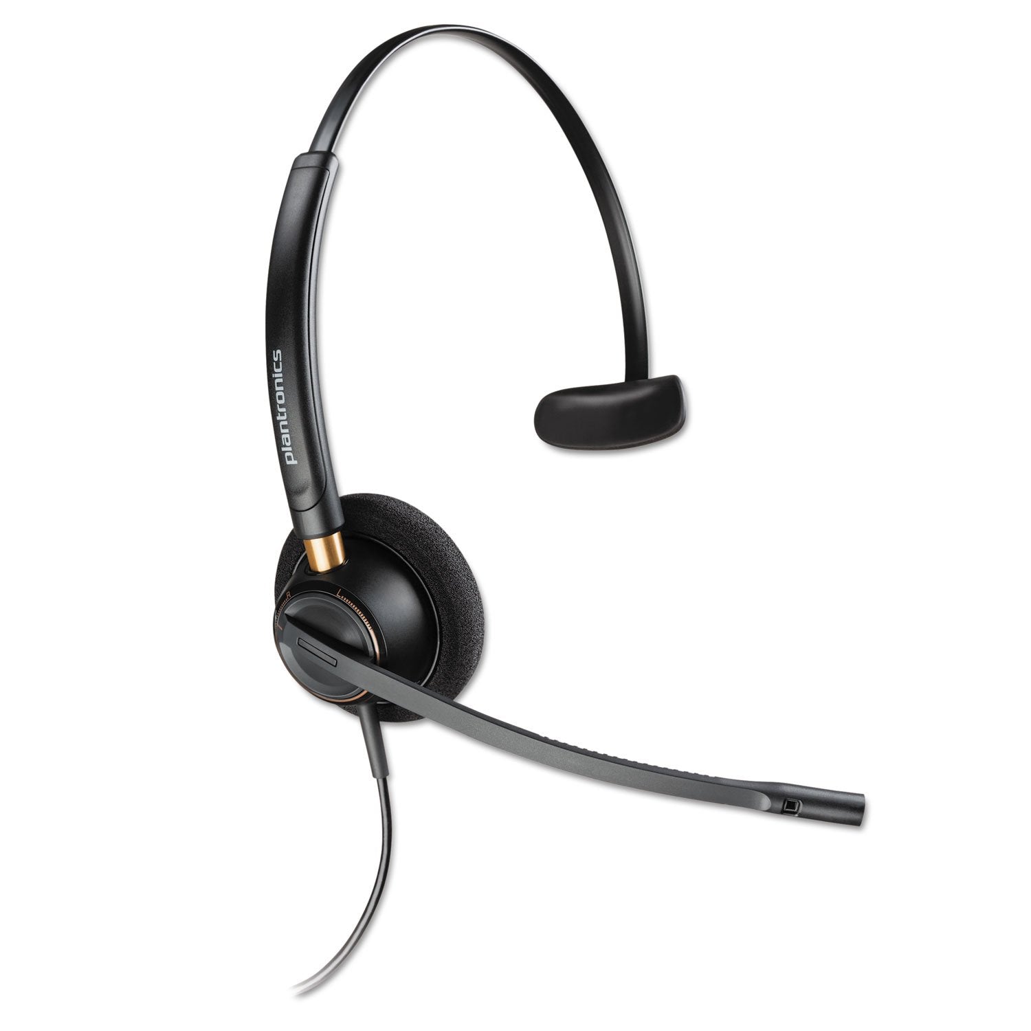 Plantronics EncorePro HW510 Headset Monaural Noise-Canceling Over-the-Head Wired (89433-01)